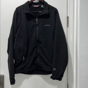 Spyder Men's Black Windbreaker Jacket